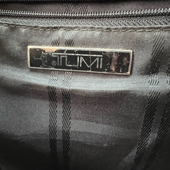 Tumi Executive Laptop Bag, Black Leather and Fabric Mix - Picture 11 of 11